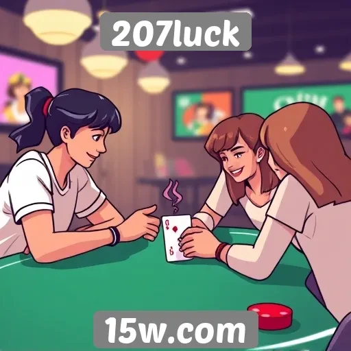 Interação dos usuários na plataforma 207luck